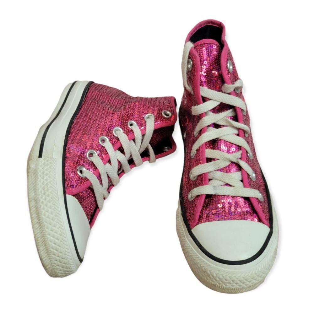Converse sequin sneakers 4